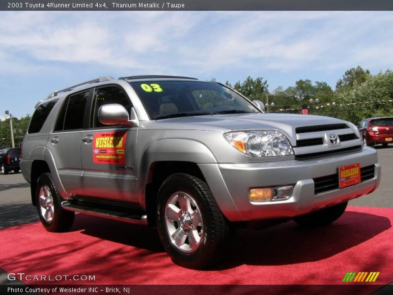 Titanium Metallic / Taupe 2003 Toyota 4Runner Limited 4x4