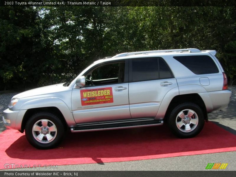 Titanium Metallic / Taupe 2003 Toyota 4Runner Limited 4x4