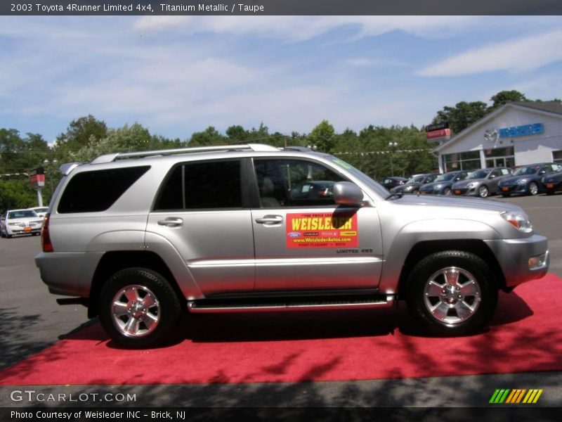 Titanium Metallic / Taupe 2003 Toyota 4Runner Limited 4x4