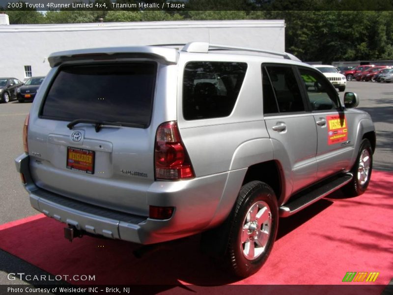 Titanium Metallic / Taupe 2003 Toyota 4Runner Limited 4x4