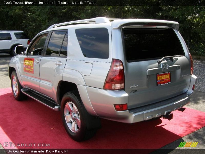 Titanium Metallic / Taupe 2003 Toyota 4Runner Limited 4x4