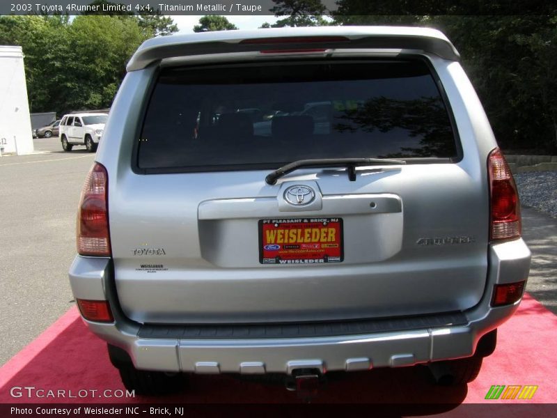 Titanium Metallic / Taupe 2003 Toyota 4Runner Limited 4x4