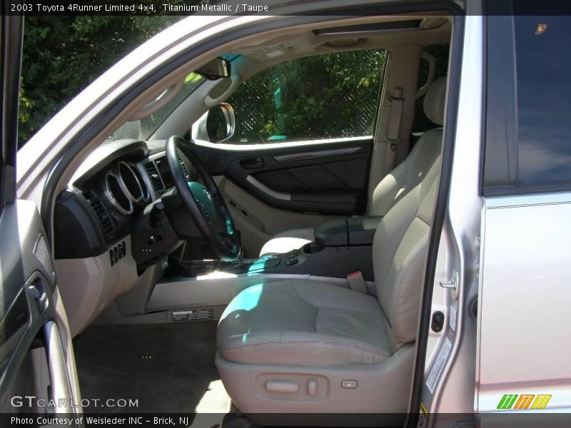 Titanium Metallic / Taupe 2003 Toyota 4Runner Limited 4x4