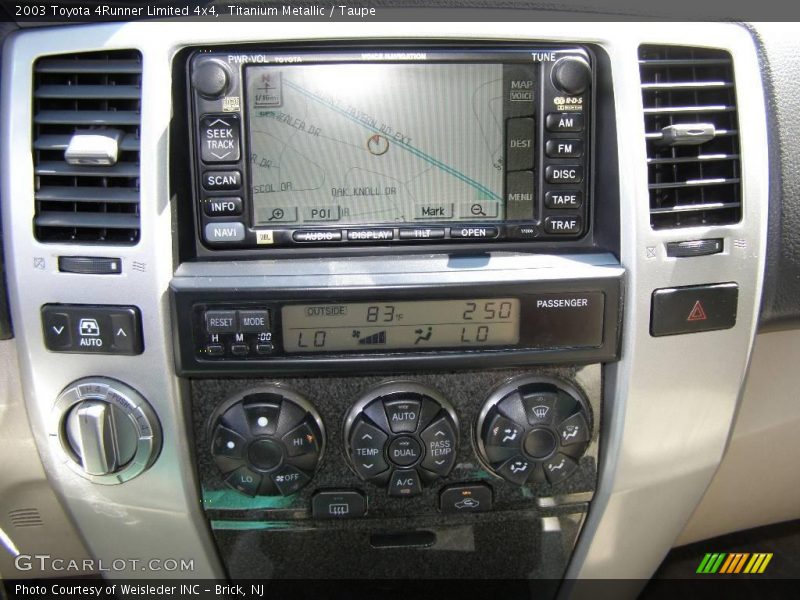 Titanium Metallic / Taupe 2003 Toyota 4Runner Limited 4x4