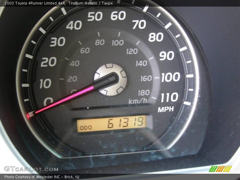 Titanium Metallic / Taupe 2003 Toyota 4Runner Limited 4x4