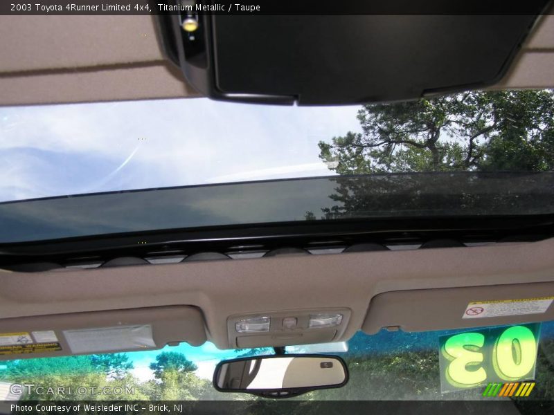 Titanium Metallic / Taupe 2003 Toyota 4Runner Limited 4x4