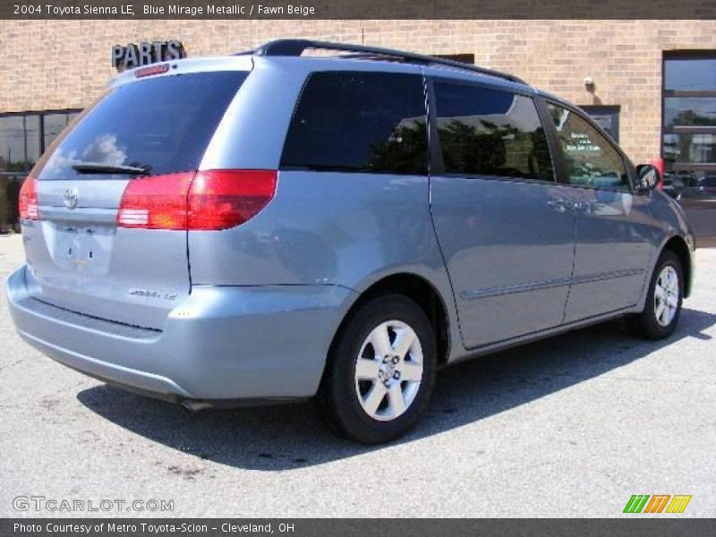 Blue Mirage Metallic / Fawn Beige 2004 Toyota Sienna LE