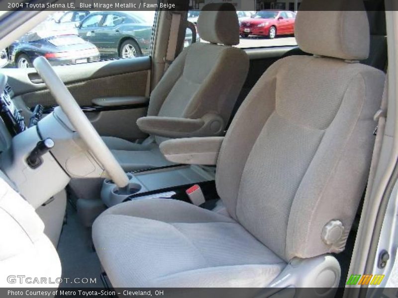 Blue Mirage Metallic / Fawn Beige 2004 Toyota Sienna LE