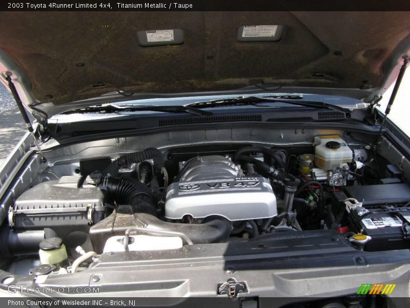 Titanium Metallic / Taupe 2003 Toyota 4Runner Limited 4x4