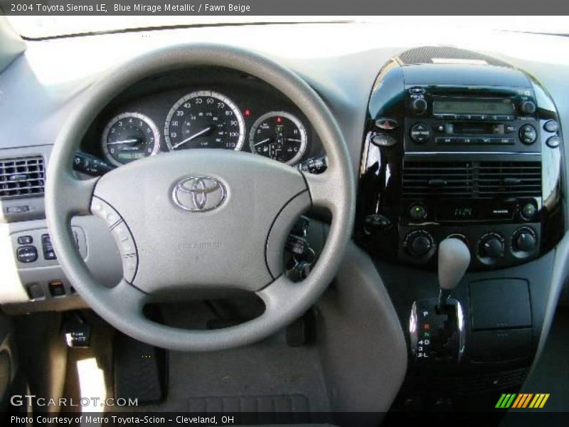 Blue Mirage Metallic / Fawn Beige 2004 Toyota Sienna LE