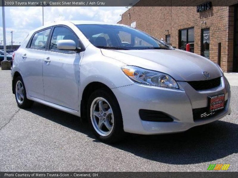Classic Silver Metallic / Ash Gray 2009 Toyota Matrix 1.8