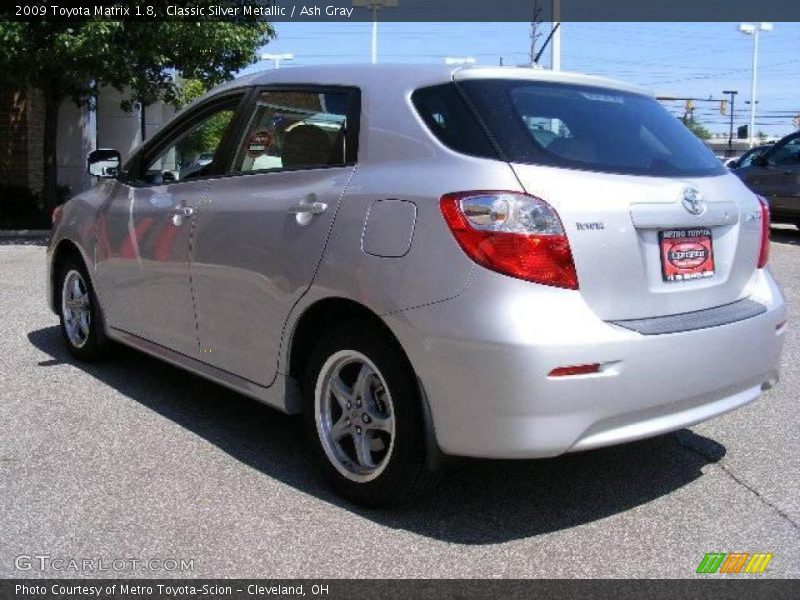 Classic Silver Metallic / Ash Gray 2009 Toyota Matrix 1.8