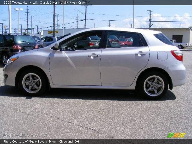 Classic Silver Metallic / Ash Gray 2009 Toyota Matrix 1.8