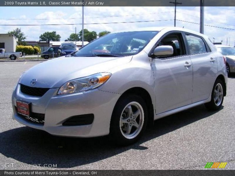 Classic Silver Metallic / Ash Gray 2009 Toyota Matrix 1.8