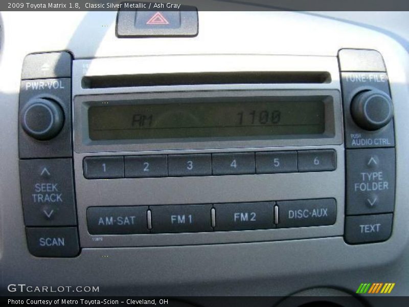 Classic Silver Metallic / Ash Gray 2009 Toyota Matrix 1.8