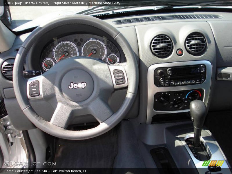Bright Silver Metallic / Medium Slate Gray 2007 Jeep Liberty Limited