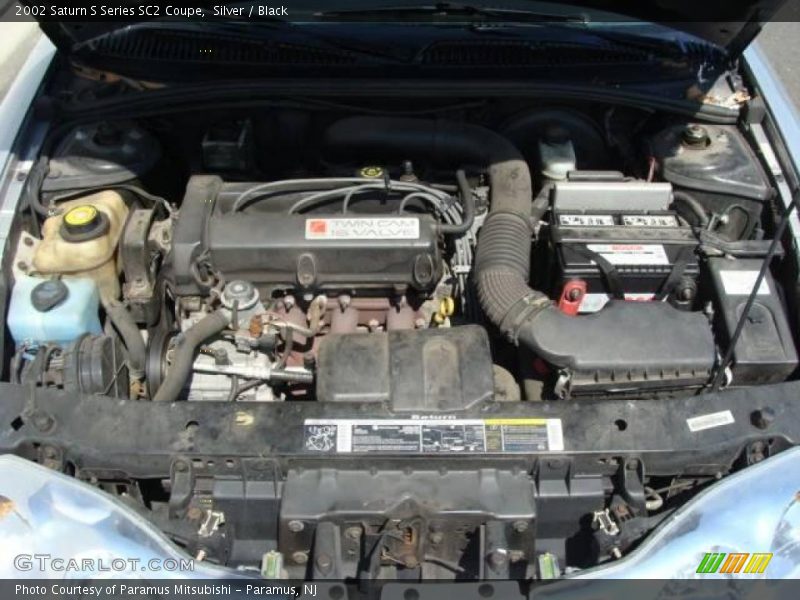 Silver / Black 2002 Saturn S Series SC2 Coupe