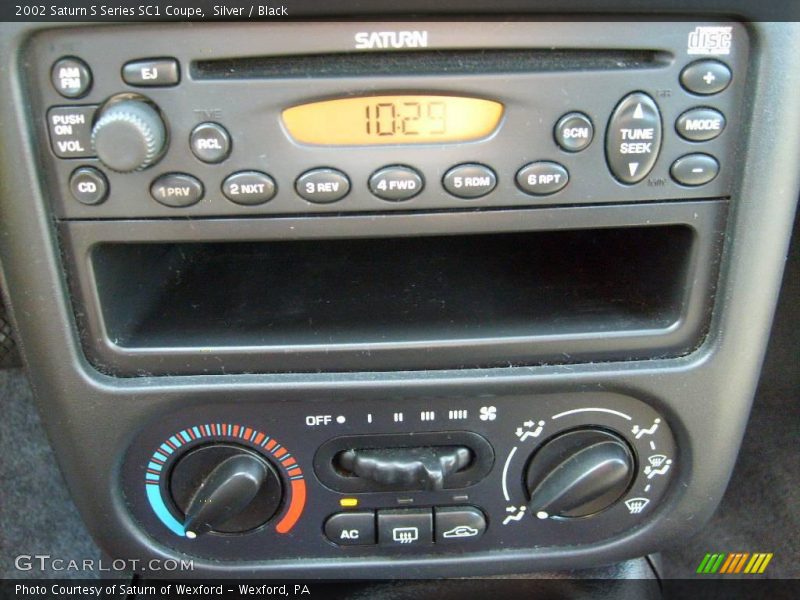 Silver / Black 2002 Saturn S Series SC1 Coupe