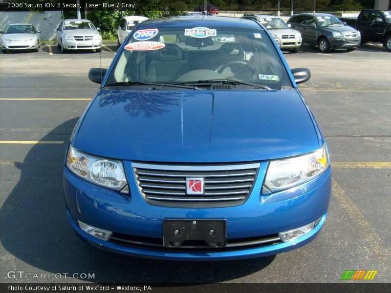 Laser Blue / Gray 2006 Saturn ION 3 Sedan