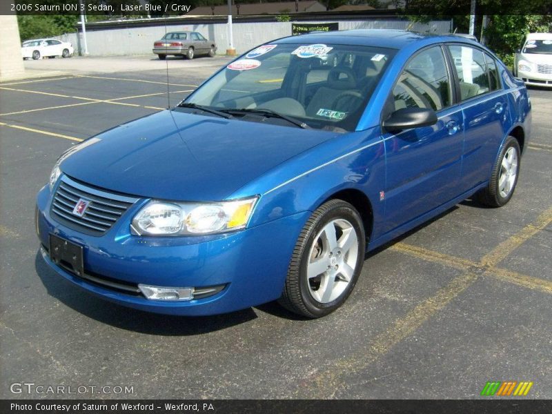Laser Blue / Gray 2006 Saturn ION 3 Sedan