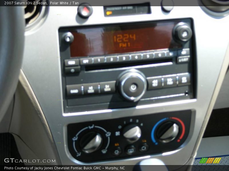 Polar White / Tan 2007 Saturn ION 2 Sedan