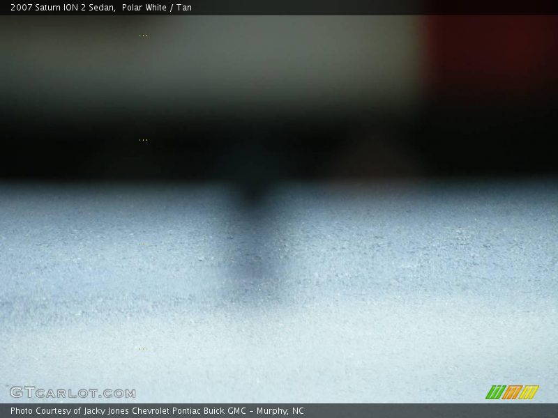 Polar White / Tan 2007 Saturn ION 2 Sedan