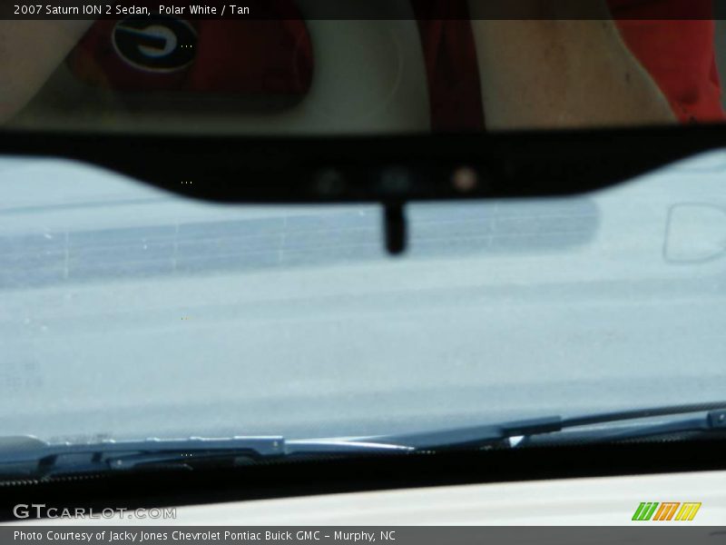 Polar White / Tan 2007 Saturn ION 2 Sedan