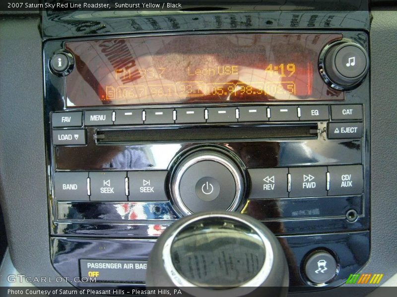 Sunburst Yellow / Black 2007 Saturn Sky Red Line Roadster