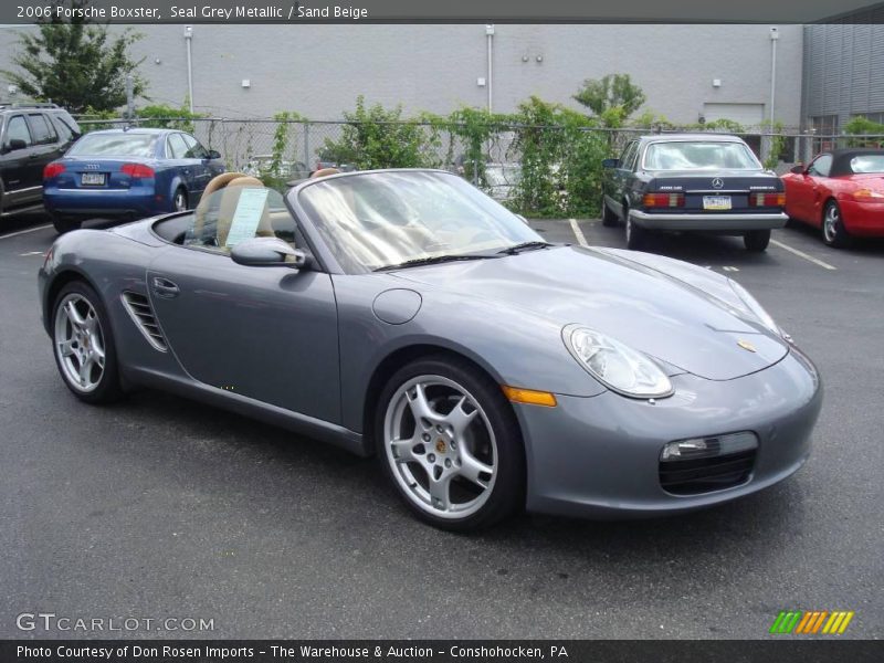 Seal Grey Metallic / Sand Beige 2006 Porsche Boxster