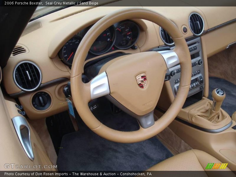 Seal Grey Metallic / Sand Beige 2006 Porsche Boxster