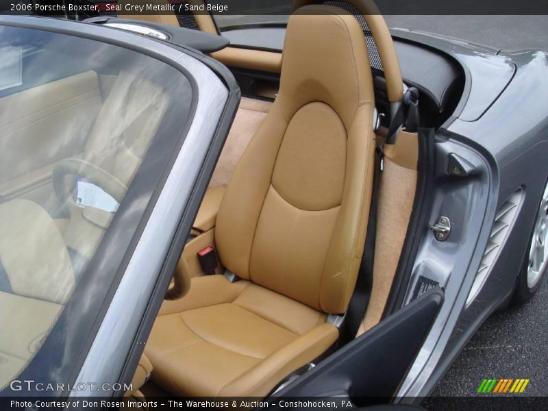 Seal Grey Metallic / Sand Beige 2006 Porsche Boxster
