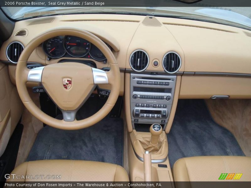 Seal Grey Metallic / Sand Beige 2006 Porsche Boxster