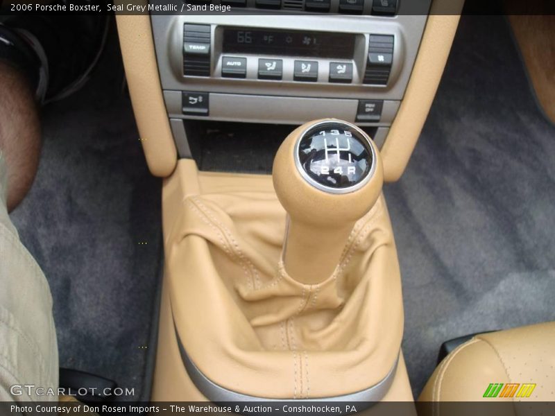 Seal Grey Metallic / Sand Beige 2006 Porsche Boxster
