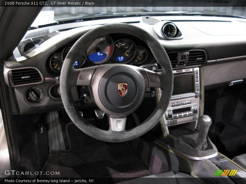 GT Silver Metallic / Black 2008 Porsche 911 GT2