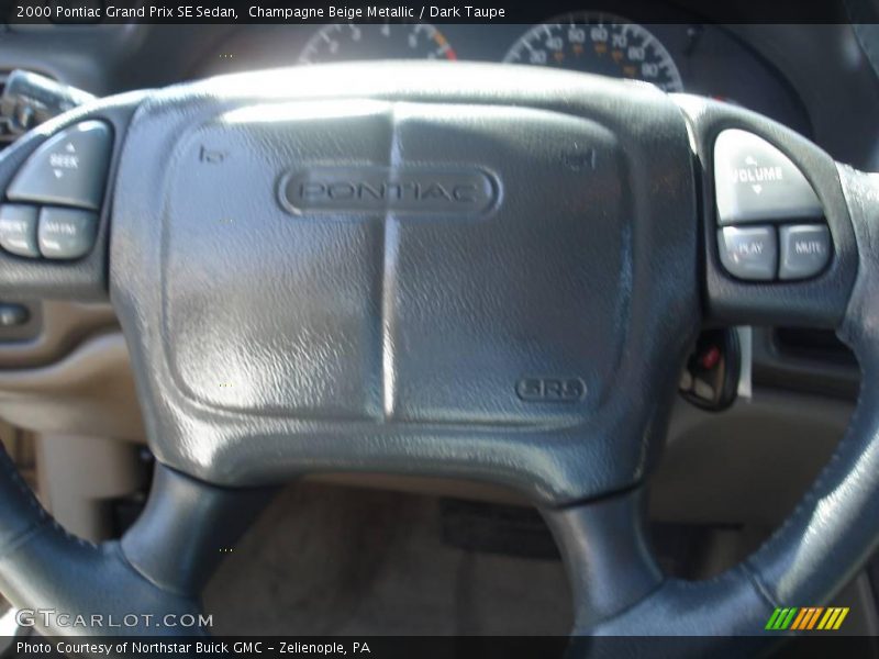 Champagne Beige Metallic / Dark Taupe 2000 Pontiac Grand Prix SE Sedan