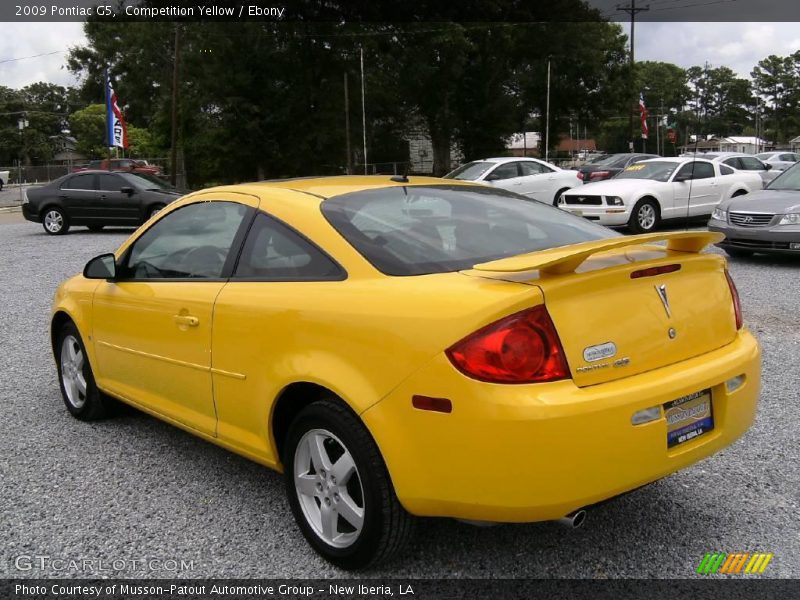 Competition Yellow / Ebony 2009 Pontiac G5