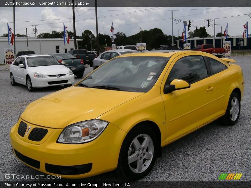 Competition Yellow / Ebony 2009 Pontiac G5