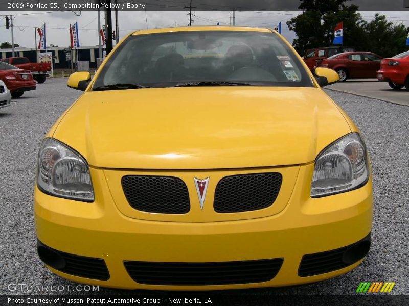 Competition Yellow / Ebony 2009 Pontiac G5