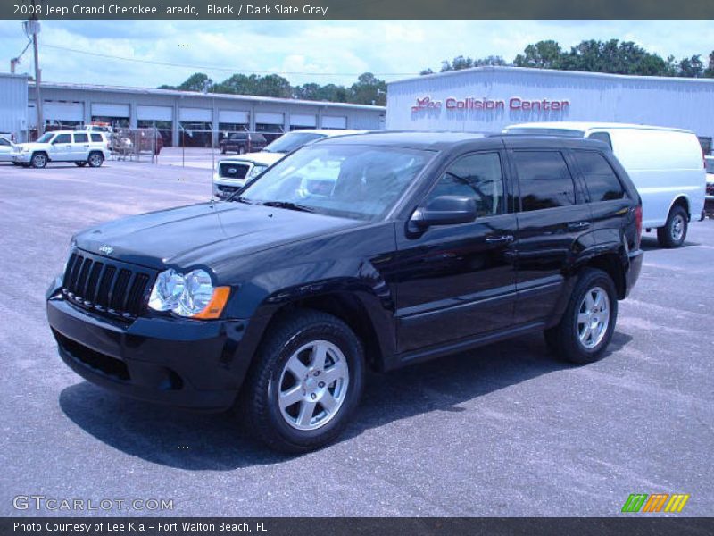 Black / Dark Slate Gray 2008 Jeep Grand Cherokee Laredo