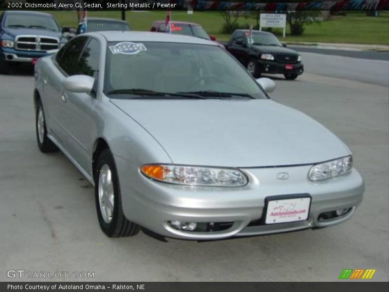 Sterling Metallic / Pewter 2002 Oldsmobile Alero GL Sedan