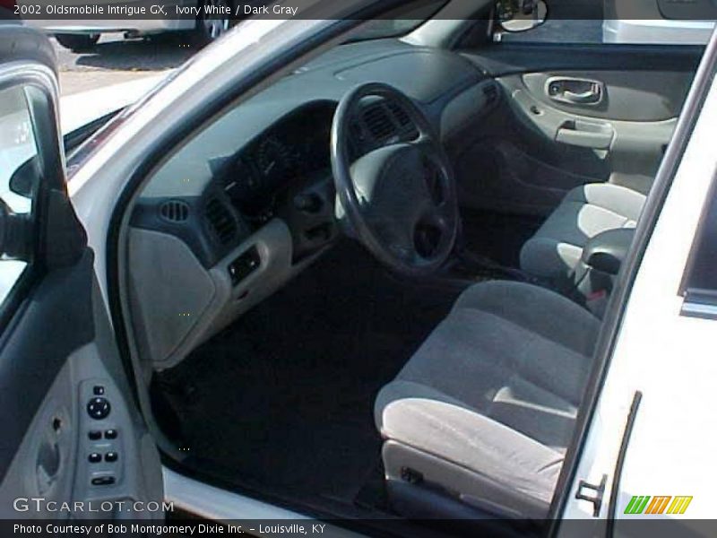 Ivory White / Dark Gray 2002 Oldsmobile Intrigue GX