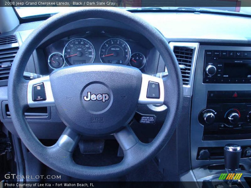 Black / Dark Slate Gray 2008 Jeep Grand Cherokee Laredo