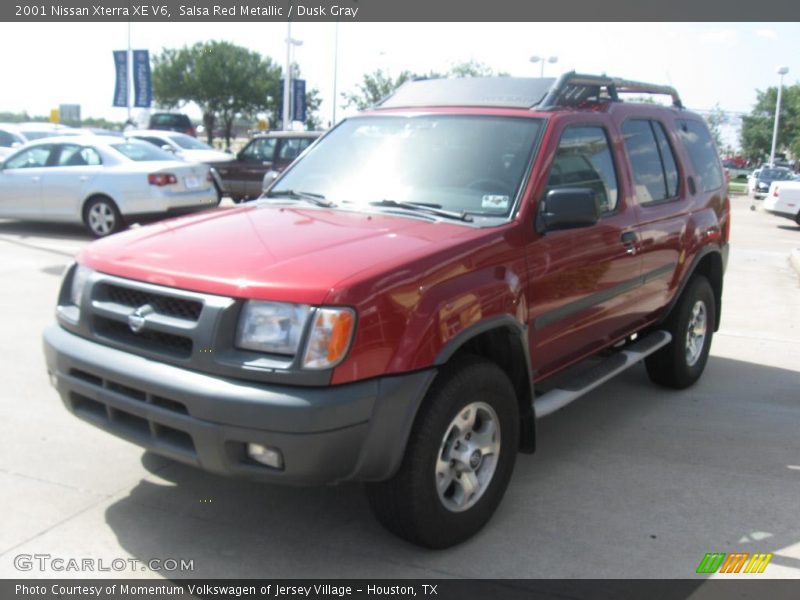 Salsa Red Metallic / Dusk Gray 2001 Nissan Xterra XE V6