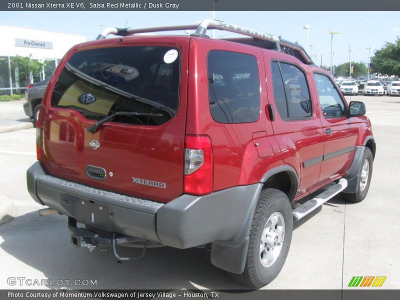 Salsa Red Metallic / Dusk Gray 2001 Nissan Xterra XE V6
