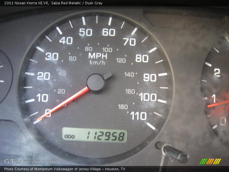 Salsa Red Metallic / Dusk Gray 2001 Nissan Xterra XE V6