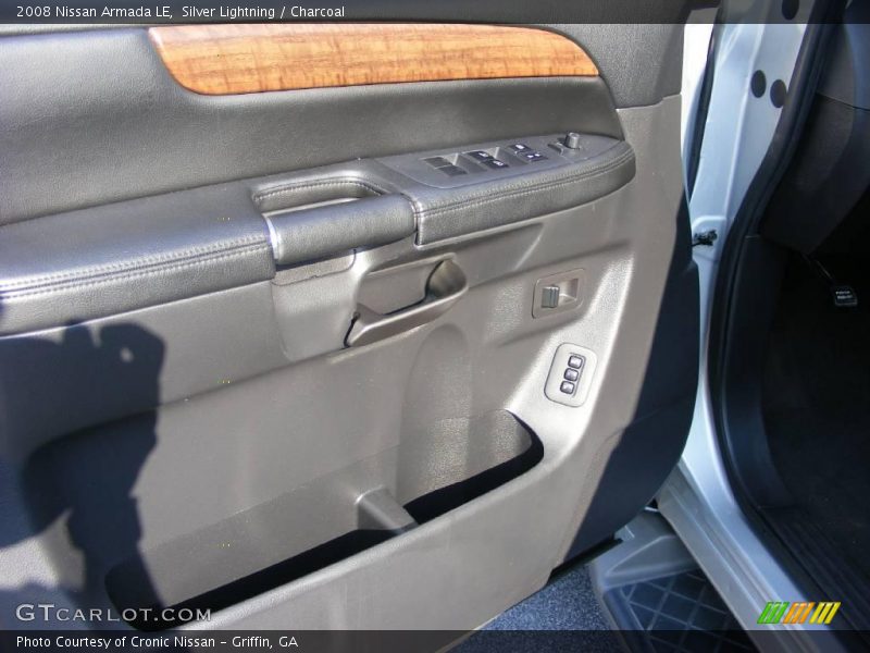 Silver Lightning / Charcoal 2008 Nissan Armada LE