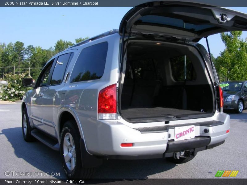 Silver Lightning / Charcoal 2008 Nissan Armada LE