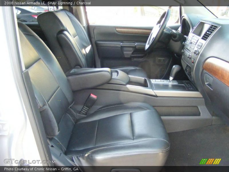 Silver Lightning / Charcoal 2008 Nissan Armada LE