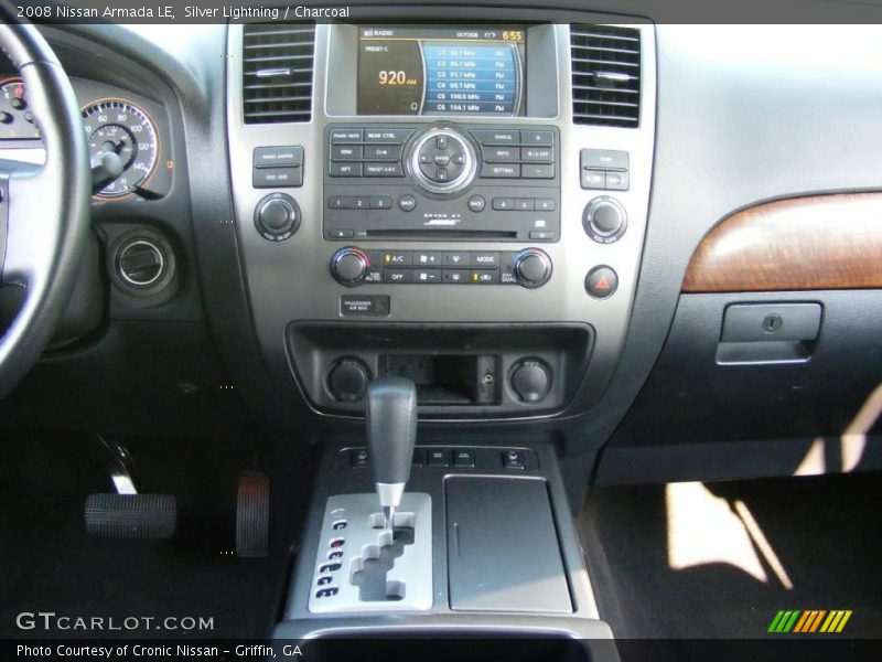 Silver Lightning / Charcoal 2008 Nissan Armada LE