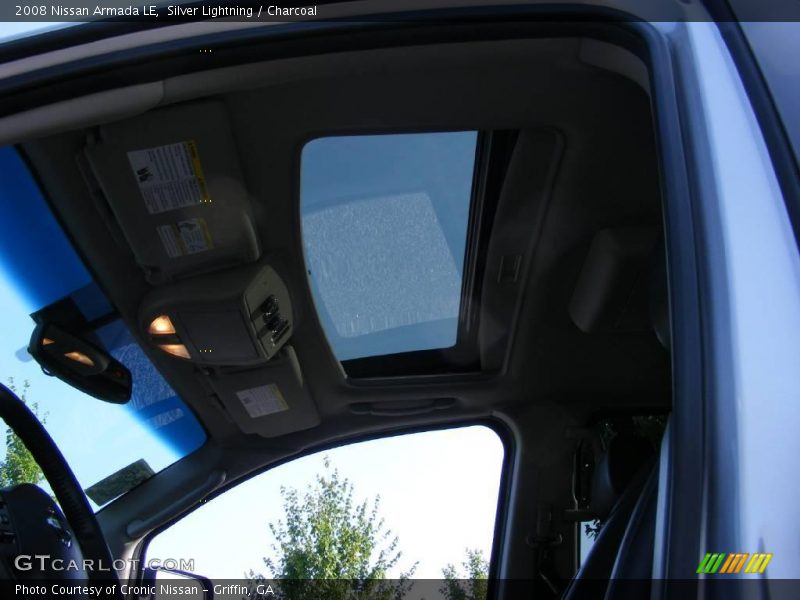 Silver Lightning / Charcoal 2008 Nissan Armada LE